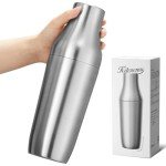 Hybrid Cocktail Shaker with Measuring System - Silver