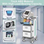 Mobile Medical Cart with Wheels and Drawers