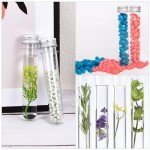 80ml Plastic Test Tubes with Screw Caps - 6 Pack