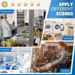 Stainless Steel Prep Table with Wheels and Backsplash