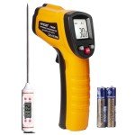 Infrared Cooking Thermometer with Long Probe and Calibration