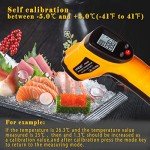 Infrared Cooking Thermometer with Long Probe and Calibration