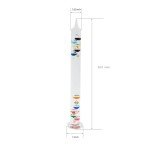 Large 20.5-Inch Glass Galileo Thermometer with Colored Balls