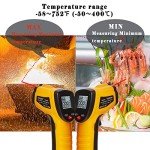 Infrared Cooking Thermometer with Long Probe and Calibration