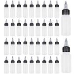 40 Pack 1oz Squeeze Dispensing Bottles - HDPE