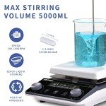 LACHOI Digital Magnetic Stirrer with LCD Display