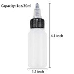 40 Pack 1oz Squeeze Dispensing Bottles - HDPE