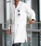 Custom Embroidered Men's Lab Coat - 42