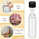 200 Clear Glass Vials for Essential Oils