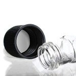 10 Pack Glass Test Tubes with Black Screw Caps