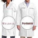 Custom Embroidered Men's Lab Coat - 42