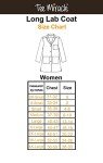 Personalized Women's Long Sleeve Lab Coats with Pockets