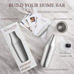 Hybrid Cocktail Shaker with Measuring System - Silver