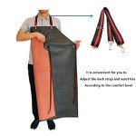 Waterproof Chemical Resistant Rubber Apron, Grey