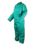 MAGID SparkGuard FR Cotton Coveralls, Green, 3X-Large