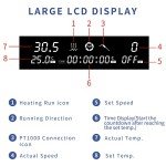 LACHOI Digital Magnetic Stirrer with LCD Display