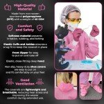 Pink Disposable Lab Coveralls with Hood - Pack of 5