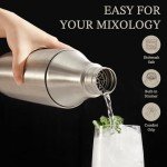 Hybrid Cocktail Shaker with Measuring System - Silver