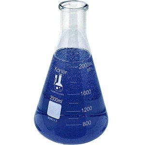 2000ml Narrow Mouth Erlenmeyer Flask - Karter Scientific