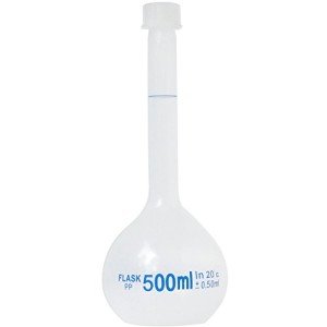 500ml Class B Volumetric Flask with Screw Cap