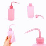Pink Narrow Mouth Squeeze Wash Bottles - 150ml 2pcs