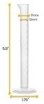 EISCO 10mL Graduated Cylinder - Octagonal Base