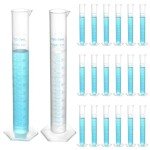 QWORK 100ml Polypropylene Beakers - 20-Pack Set