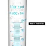 QWORK 100ml Polypropylene Beakers - 20-Pack Set