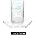 QWORK 100ml Polypropylene Beakers - 20-Pack Set