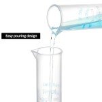 QWORK 100ml Polypropylene Beakers - 20-Pack Set