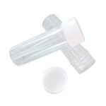 12 Pack 25ml Plastic Vial Tubes with Screw Caps