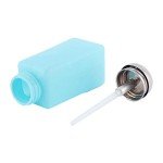 Blue 250ml Plastic Lab Pump Dispensing Bottles (2pcs)