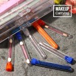 40-Pack Plastic Test Tubes with Rack and Caps