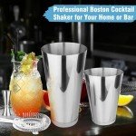 Boston Cocktail Shaker Set with Bar Tools