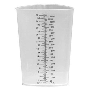 Triangular Polypropylene Graduated Beaker, 1200 mL