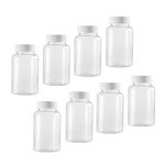 Plastic Lab Reagent Bottles 200ml Wide Mouth (10pcs)