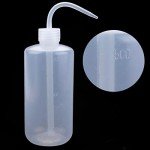 5-Pack Plastic Wash Bottles - 500ml & 1000ml