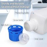 Plastic Narrow Mouth Lab Reagent Bottles - 2 OZ