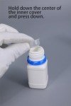 Plastic Narrow Mouth Lab Reagent Bottles - 2 OZ