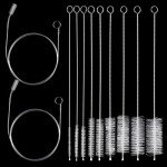 12-Piece Nylon Pipe Cleaner Brush Set