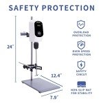 LACHOI Digital Overhead Stirrer Mixer 100-2000 RPM