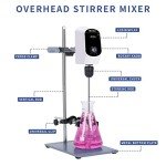 LACHOI Digital Overhead Stirrer Mixer 100-2000 RPM