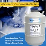 15L Aluminum Alloy Liquid Nitrogen Dewar Tank
