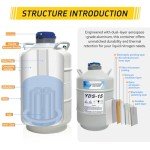 15L Aluminum Alloy Liquid Nitrogen Dewar Tank