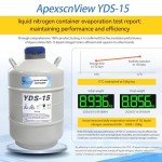 15L Aluminum Alloy Liquid Nitrogen Dewar Tank