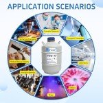 15L Aluminum Alloy Liquid Nitrogen Dewar Tank