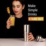 Insulated Stainless Steel Cocktail Shaker 24oz