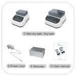 JOANLAB Mini Digital Dry Bath Incubator with Heating
