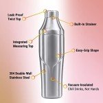 Insulated Stainless Steel Cocktail Shaker 24oz