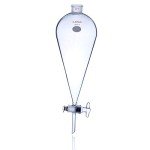 1000mL Pear-Shaped Glass Separatory Funnel